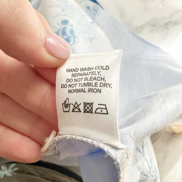 Celina Moon X Anthro Shell Print Tie Waist Midi Shirt Dress Women’s Size XL NEW - Picture 11 of 15